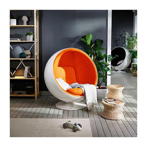 Ei-Vormige Bal Stoel Woonkamer Meubels Slaapkamer Glasvezel Leisure Bal Stoel - Product Image 1