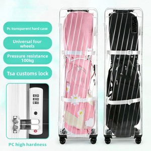 Estuche Rígido de Alta Gama para Palos de <span class=keywords><strong>Golf</strong></span> con Cierre de Cremallera y Candado TSA, Maleta de Viaje Impermeable y Antirrobo - Product Image 2