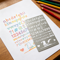 Pochoir en acier inoxydable avec runes vikings et oiseaux, modèle réutilisable pour l'alphabet runique nordique, pour la peinture, la gravure et les loisirs créatifs