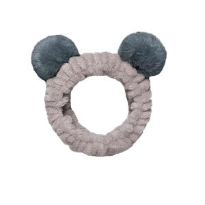 غسول وجه فاخر آذان حيوان اندا-Panda لمكياج الفتيات عصابة رأس لغسيل الوجه - Product Image 2