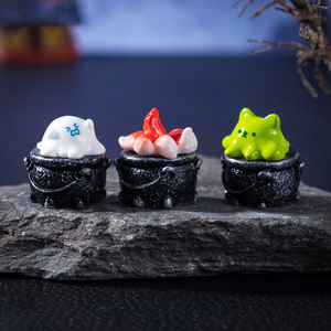 Miniature Halloween Fantômes Chiffres Décor DIY Mini Résine Cafts Figurines Ornements pour Halloween Party Home Garden Decor - Product Image 3