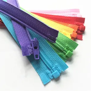 Open end separating nylon zipper for sweater