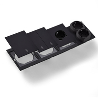 Interruptores y Enchufes de Pared WESA Ultrafinos con Botón Pulsador EU de 1/2/3 Vías con Enchufe USB Tipo C, Combinación Libre, Diseño Moderno de Lujo