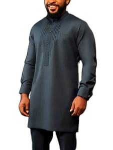 African <span class=keywords><strong>Agbada</strong></span> pour hommes. Vêtements de mode africaine pour hommes. Kitenge Dress Designs for African Men - Product Image 3