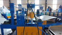 Dérouleur automatique à cône unique ZHONGHENG, structure durable, utilisation facile, pour ligne de formage de rouleaux, moteur hydraulique 2300 kg