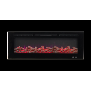 Cheminée Linéaire Gaz Monté Mural Poêle à Granulés Mantel Bio Ethanole Insert Surround Mini Intérieur Led Cheminée Électrique - Product Image 4