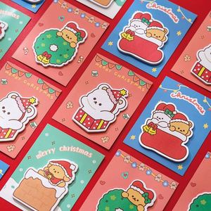Notas Adhesivas Creativas de Dibujos Animados Navideños para Estudiantes, Reutilizables, Adhesivos de Índice, Suministro al por Mayor - Product Image 3
