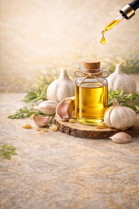 Garlic Essential <b>Oil</b> Pure Natural Steam Distilled Strong Aroma <b>Oil</b> for Hair Care Skin Care Massage <b>Diffuser</b> Wellness Use - Product Image 2