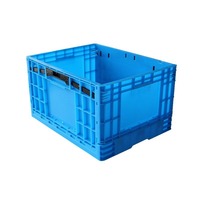 Vente directe d'usine, caisse de rangement et de transport en plastique pliable pour la vente en gros