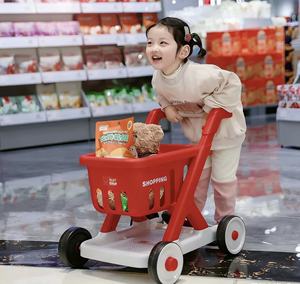 Push-pull baby-loopkar met vier wielen, multifunctioneel zitgedeelte, antisliphandgreep + zachte muziek, dubbele verzorging - Product Image 5