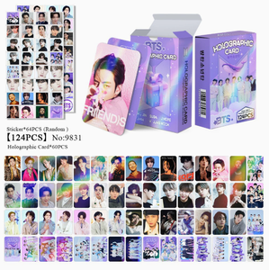 124 piezas/caja Tarjetas LOMO de merchandising BT con foto láser de Bangtan Boys ARIRANG JungKook V <span class=keywords><strong>JIMIN</strong></span> SUGA RM J-HOPE JK - Product Image 2