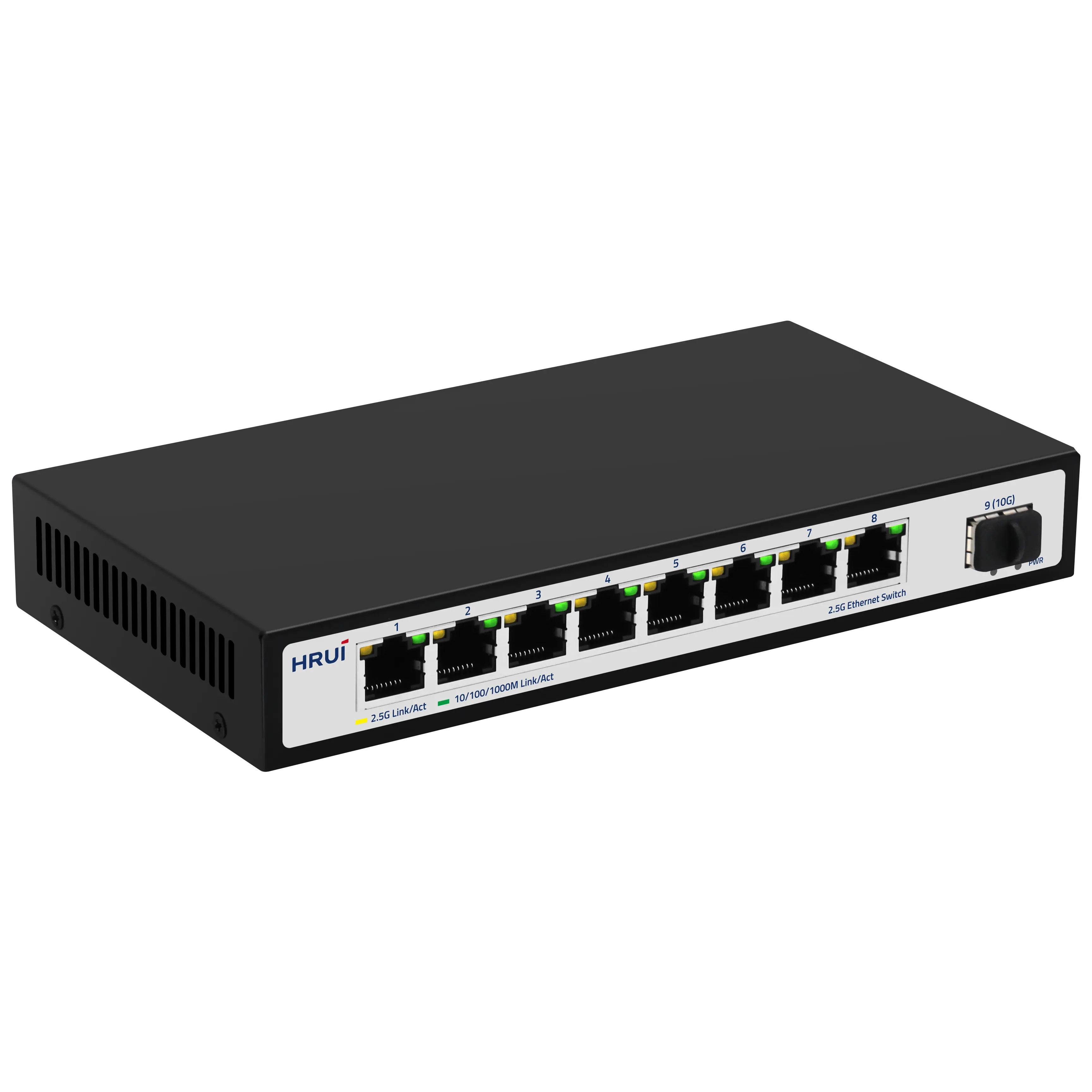 New model Ethernet Switch 9 ports 2.5G network switch best price with OEM ODM