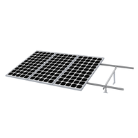 Structure de montage de panneaux solaires, support de panneaux photovoltaïques pour toit ou sol, kits de fixation pour panneaux solaires