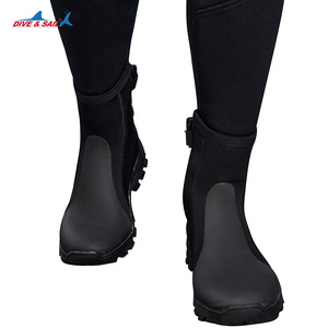 Stivaletti da Immersione Ingrosso in Neoprene da 5mm Caldi Antiscivolo con Cerniera Stivali Resistenti con Suola Spessa per Pesca e Guado - Product Image 5