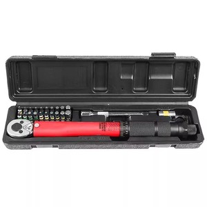 Jeu de clés dynamométriques 23 pièces 2-24 Nm en acier au chrome-vanadium avec affichage de la force de serrage pour kit d'outils de réparation de vélos - Product Image 1
