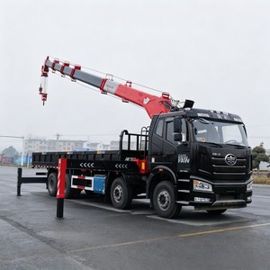 Camion grue à flèche droite FAW JH6 6x4 robuste, 10-48 tonnes, grue hydraulique pour camion, chargeur à vendre - Product Image 2