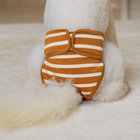 Culottes de Luxe Simples et Respirantes en Polyester Lavable pour Chiennes en Chaleur, Idéales pour Petits et Moyens Chiens