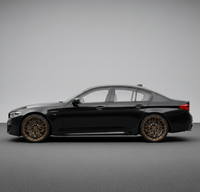 Rines de Aleación de Aluminio Forjados Personalizados de 17-22 Pulgadas, Color Bronce Oscuro Brillante, 5 Radios, para BMW Serie 3, 4, 5, M2, M3, M4, F80, F82, F87, G20, G30