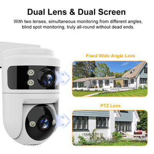 Caméra réseau avec emplacement pour carte SD, sécurité domestique, <span class=keywords><strong>surveillance</strong></span> CCTV, Wifi sans fil 2,4G 5G, caméra PTZ 4K - Product Image 6