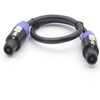 Kabel Speaker Panggung 4-Core Konektor SpeakON Kabel Audio untuk Sistem Speaker Amplifier