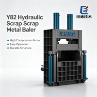 Presse à balles hydraulique verticale haute efficacité pour le compactage de métaux ferreux, profilés en aluminium, fils de cuivre et acier inoxydable