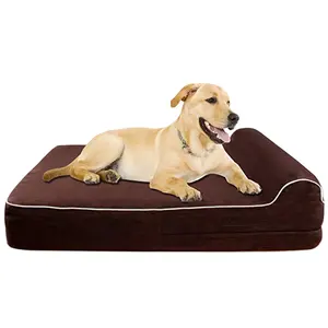Kháng khuẩn Bộ nhớ bọt Pet Dog giường chỉnh hình giống lớn trong nhà vật nuôi Giường & phụ kiện thân thiện với môi thả rửa cơ khí