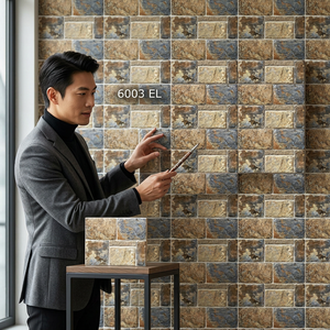 Azulejos de Pared Cerámicos Esmaltados con Acabado Mate de 250x375mm, Diseño de Elevación de 25x37.5cm para Uso en Exteriores - Product Image 6