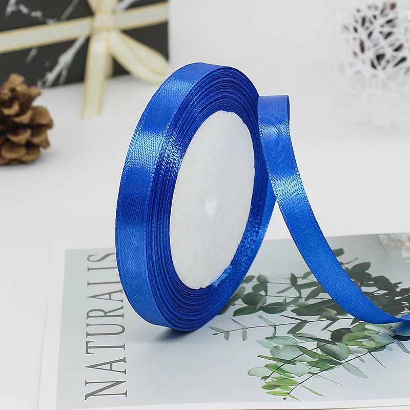 Eco-Friendly Colorful Custom Satin Ribbon 1 CM Polyester Tape 22m Digital Printing Roll for Graduation Lanyard or Gift Wrap Image 3
