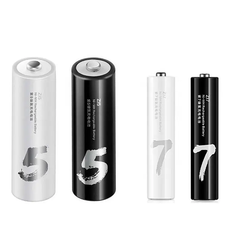Batteries rechargeables d'origine ZMI ZI5 AA 1800mah ZI7 AAA 700mah 1.2V Ni-MH