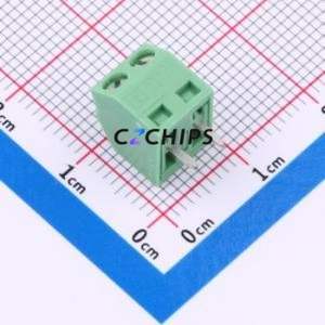 1728284 Screw Terminal Block Through hole Component (THT),P=3.81mm Connector 3.81mm Green Through Hole 2P - Product Image 1