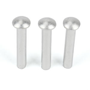 GB 867 Aluminium ronde kop klinknagels, gladde afwerking, massief aluminium klinknagel - Product Image 3