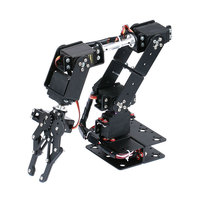 Manipulateur robotique 6 DOF, bras mécanique en bois, plastique et alliage, kit de pince à griffes MG996 pour l'éducation robotique