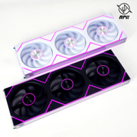 Ventilateur de refroidissement CPU série Phantom NPC 120 mm 240 mm 360 mm, éclairage ARGB, fonctionnement silencieux en alliage pour boîtier d'ordinateur, ordinateurs de jeu