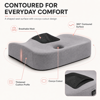 Masseur de siège électrique avec compresse chaude et vibration, coussin périnéal pour la maison et le bureau, pour hommes et femmes, CE FCC RoHS OEM, MOQ 1000 pièces