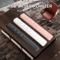 Pointeur laser rouge portable puissant, télécommande, présentateur PPT sans fil USB professionnel, garantie 1 an, portée 5 m