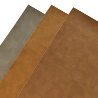 Tissu en simili cuir suédé givré toucher velouté cuir PU synthétique doux pour les projets de bricolage de mode d'ameublement