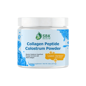 Poudre de collagène et de vitamines ODM à étiquette personnalisée, saveur citron, complément à base de plantes favorisant la santé intestinale et soutenant la fonction anti-âge - Product Image 1