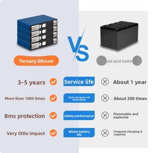 بطارية ليثيوم حديد فوسفات عالية الطاقة 12 فولت/24 فولت/48 فولت لمحركات القوارب الكهربائية، تدوم لأكثر من 1000 دورة - Product Image 2