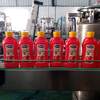 Bouteille personnalisée de sauce tomate, de qualité alimentaire, arrosage portable, machine de remplissage de liquide entièrement automatique, scellage de la pâte