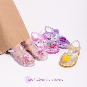 Cute Cartoon-style Jelly <b>Sandals</b>, 2025 <b>Summer</b> New Style Children's Fruit-themed Versatile <b>Sandals</b> - Product Image 5