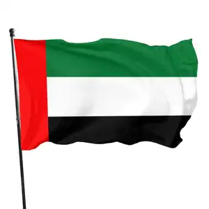 Huiyi 90 x150cm bandiera degli emirati arabi uniti bandiera elettorale promozionale