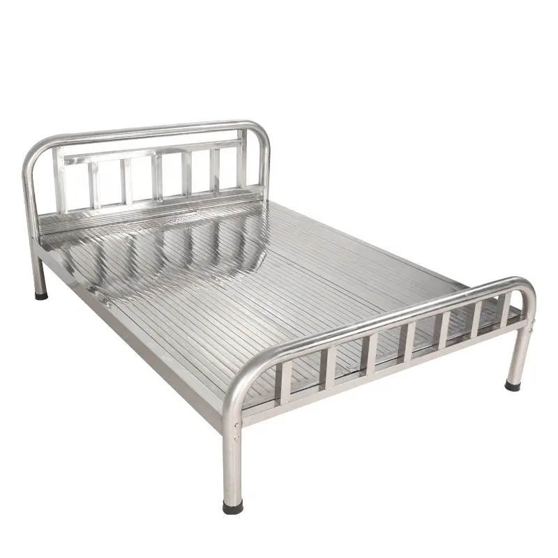 304 #1,9x1,5 м, 5 балок кровати, подходящая для кровати, надежное качество, вся нержавеющая сталь, аренда дома, большая изогнутая труба, двуспальная кровать