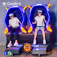 Simulateur de réalité virtuelle Owatch Egg 9D VR Chair à haut rendement pour parc d'attractions