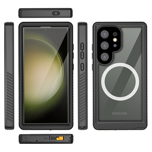 เคสโทรศัพท์กันกระแทกกันน้ำ <span class=keywords><strong>IP68</strong></span> PC TPU แบบแม่เหล็กปกป้องทุกส่วนของโทรศัพท์สำหรับ Samsung Galaxy S24อัลตร้า S23พลัส - Product Image 6
