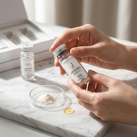 Lot de Poudre Lyophilisée d'Exosomes de Ginseng Fermenté en Vrac – Sérum Concentré pour le Lifting du Visage et la Récupération de l'Élasticité – OEM