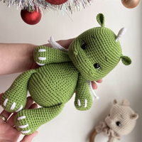 Peluche personnalisée Amigurumi Dinosaure au crochet Grande poupée Dinosaure Poupée Crochet personnalisée pour enfants