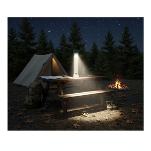Lampada da Campeggio COB a Ricarica Solare 16.5W, 24 Pezzi/Confezione, Corpo in Plastica ABS Bianca, LED per Uso Esterno e Giardino, Certificata ROHS IP65 - Product Image 3