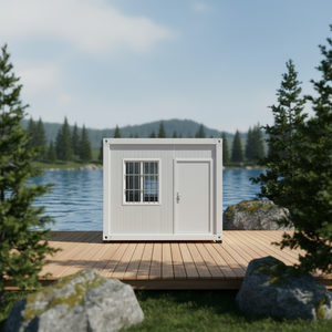 Maison conteneur mobile préfabriquée rectangulaire solaire de 40 pieds, hôtel/villa, bâtiments en panneaux sandwich, design moderne, respirant - Product Image 6