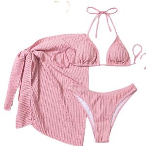 <span class=keywords><strong>2023</strong></span> 3 piezas Bikini conjunto brillante traje <span class=keywords><strong>de</strong></span> <span class=keywords><strong>baño</strong></span> Bikini con vestido <span class=keywords><strong>de</strong></span> cubierta niñas traje <span class=keywords><strong>de</strong></span> <span class=keywords><strong>baño</strong></span> ropa <span class=keywords><strong>de</strong></span> playa - Product Image 4