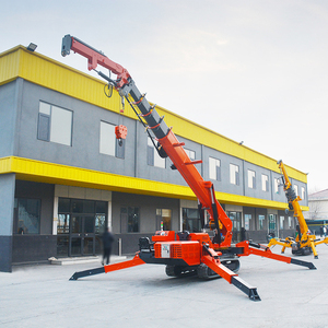 Grue araignée mobile 8T 10T automotrice avec nacelle et ventouse pour verre, pour la construction extérieure - Product Image 1